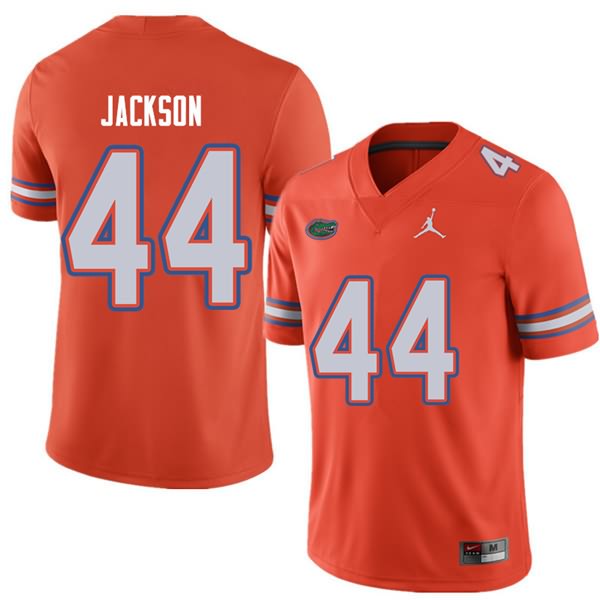 NCAA Florida Gators Rayshad Jackson Men's #44 Jordan Brand Orange Stitched Authentic College Football Jersey QTG2364XN